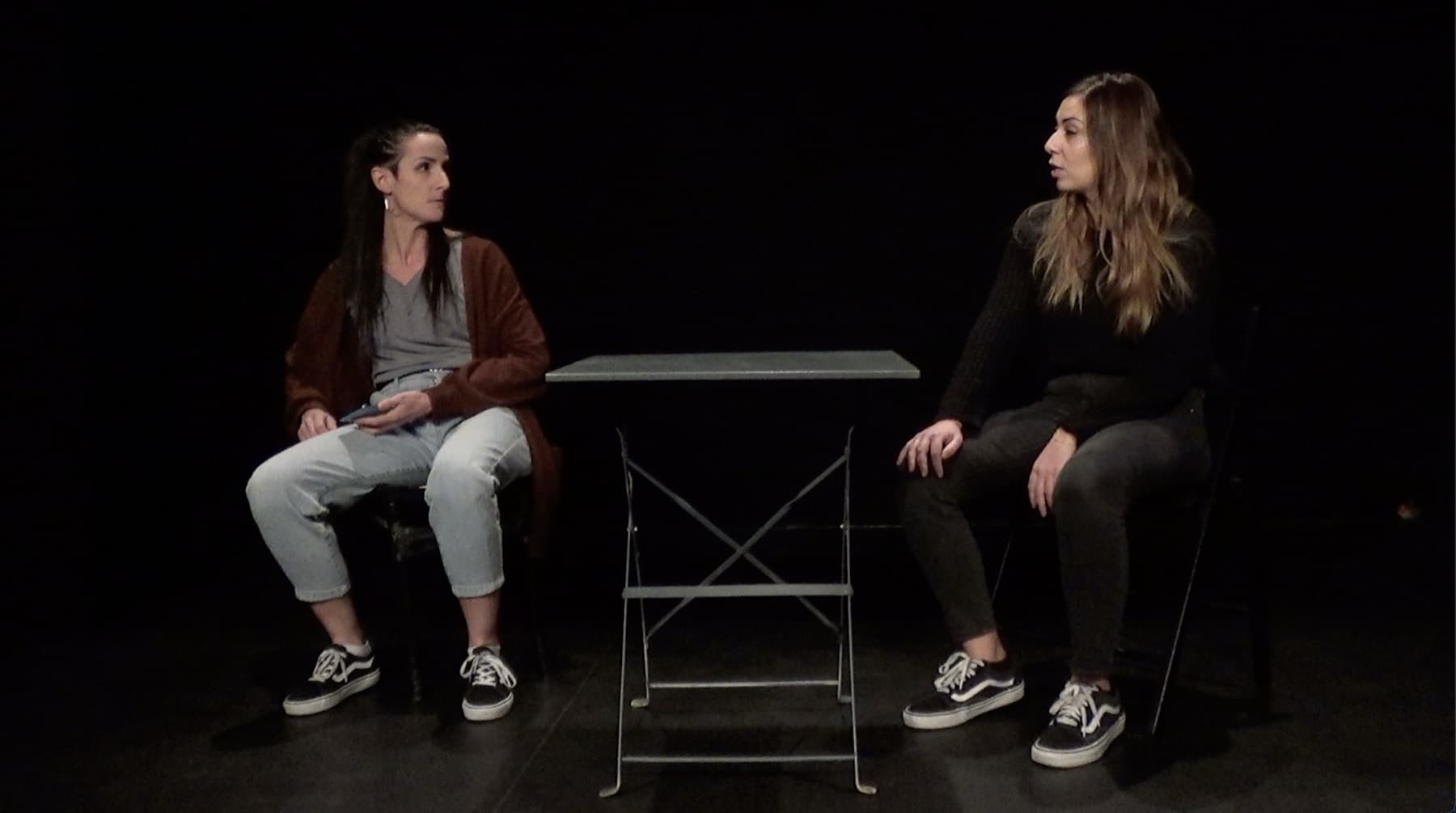 Travail de scène sur le plateau