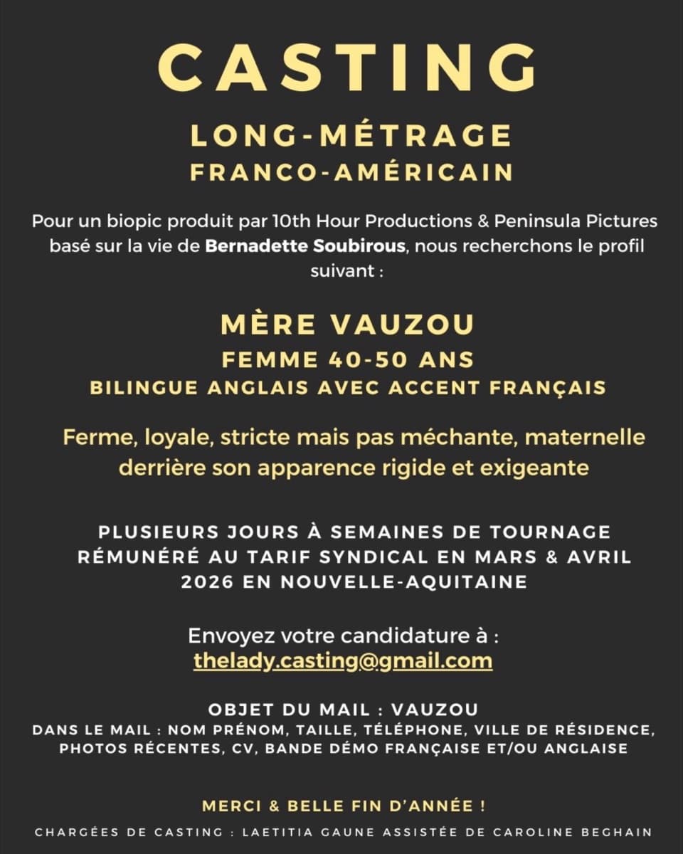 CASTING Long métrage (1)