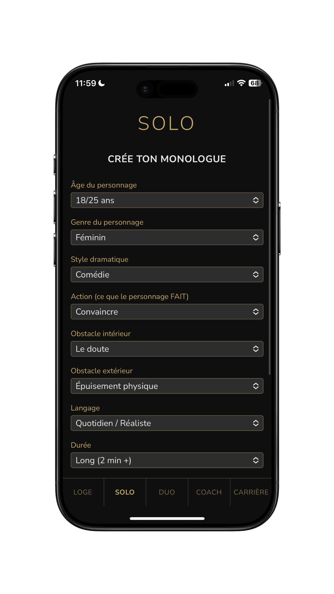 Le travail de table : la préparation qui libère le jeu.