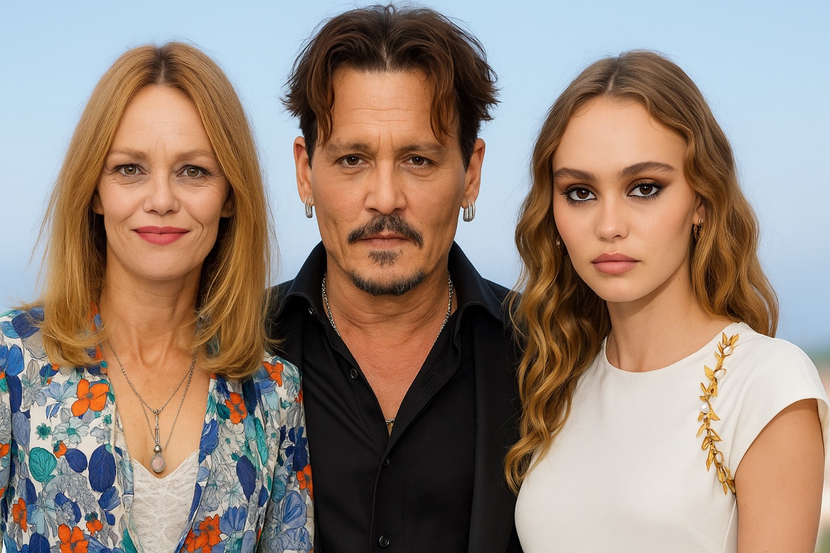 Vanessa Paradis, Johnny Depp et leur fille Lily-Rose